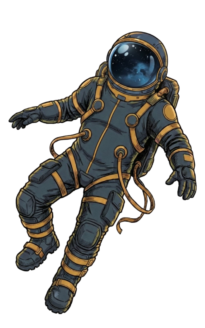 Floating astronaut